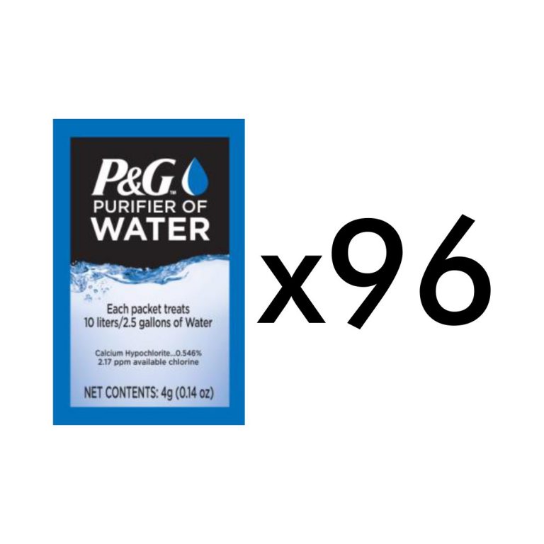 P&G Purifier Of Water Sachets Clean Any Fresh Water Source